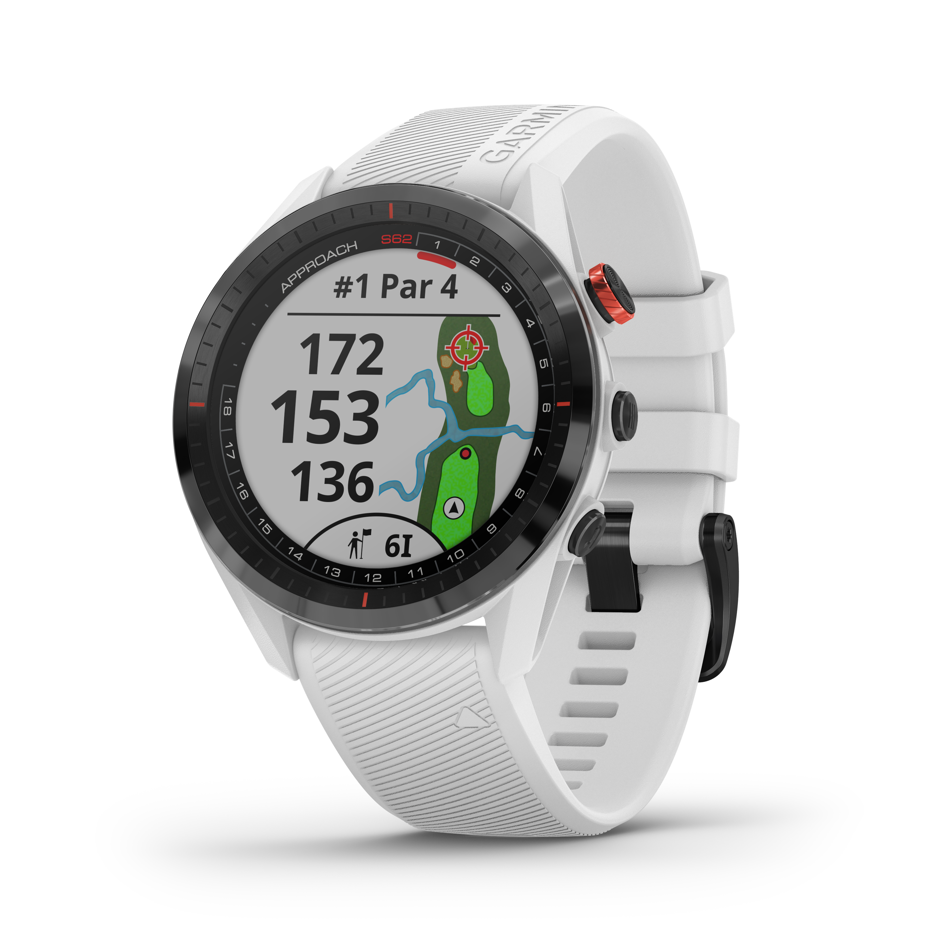 Garmin Approach S62 GPS Watch White